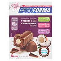 Barrette Dietetiche al Cioccolato con Cuore di Cocco