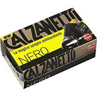 Calzanetto, Spugna, autolucidante con olii raffinati di silicone, pulisce, lucida, rende idrorepellente, colore Nero
