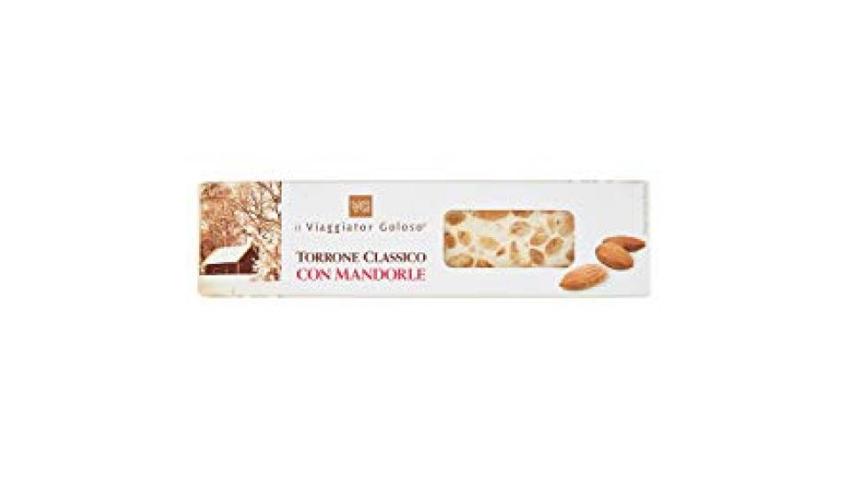 TORRONE CLASSICO CON MANDORLE il Viaggiator Goloso