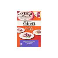 Gourmet Mon Petit, Cibo per Gatti, Piccole Porzioni in 3 Gusti (Tonno, Salmone, Trota) - 6 pezzi da 50 g [300 g]