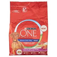 Purina One CANE MEDIUM/MAXI>10kg CROCCHETTE MANZO CON RISO, 2.5kg