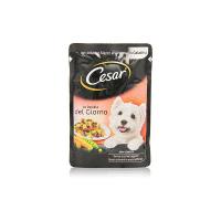 Cesar - Le Delizie del Giorno, Alimento Completo per Cani Adulti con Manzo e Verdure in Gelatina