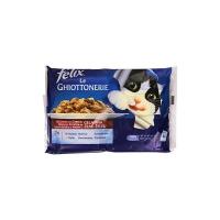 Felix - Le  Ghittonerie, Selezioni con Carni in Gelatina, Manzo e Pollo - 400 g 