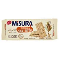 CRACKERS MULTIGRAIN CON CEREALI ANTICHI MISURA 350 GR 50% GRASSI SALATINI SNACK