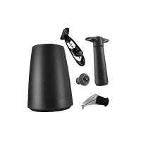 Vacu Vin 3889060 Set da Vino 7 pezzi, Nero