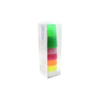 Mojito Design Linea Bicchieri Cocktail 35 6 Colori, Plastica, Multicolore, 7.8X7.8X11.5 cm