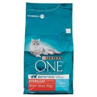 Purina One Bifensis Crocchette per il Gatto Sterilizzato, Ricco in Trota e Frumento, Confezione da 1.5 kg