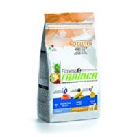 NovaFoods Cibo per Cani Fitness 3 Adult Medium Maxi Salmon&Maize 12,5KG