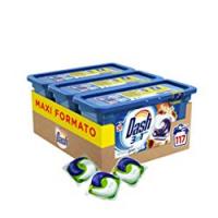 Dash 117 Pods 3in1 Detersivo Lavatrice in Monodosi Ambra, Maxi Formato da