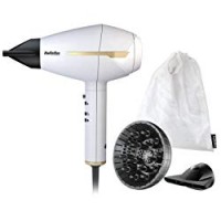 Babyliss 6735E Asciugacapelli AC Professionale MADE IN ITALY Compatto Special Edition White&Gold