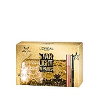 L'Oréal Paris Cofanetto Idea Regalo Natale, Mascara Volumizzante Paradise e Eyeliner Nero Super Mat-Matic, Pochette 2 Pezzi, Ottimo per Makeup Occhi, in Edizione Limitata Star Light in Paris