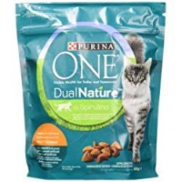 Purina One Dualnature Crocchette Gatto Adult Ricco in Pollo e con Spirulina Naturale - 8 Sacchi da 400 g Ciascuno