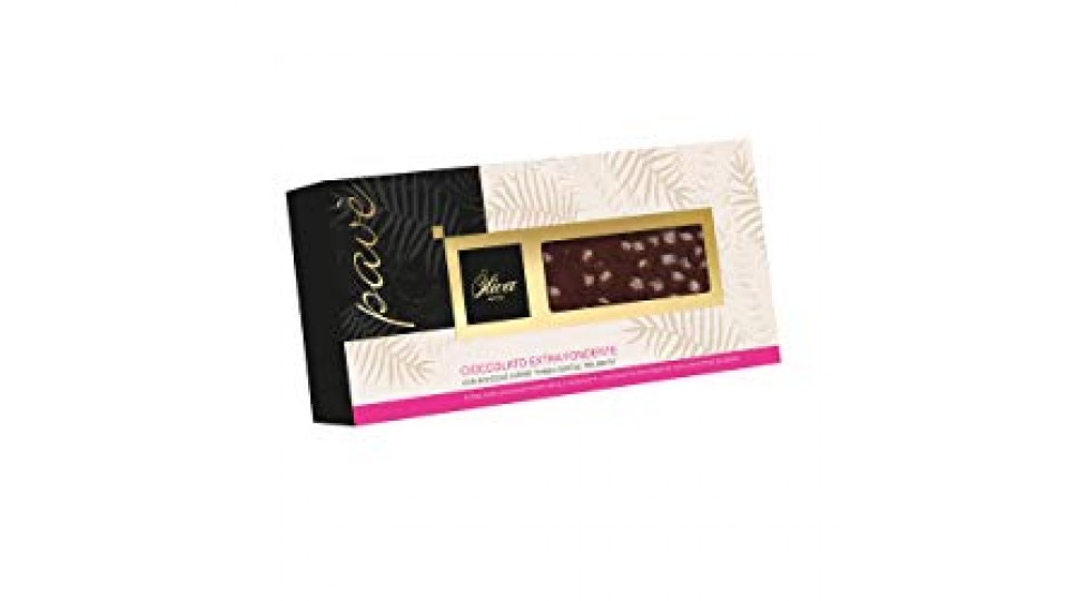 CIOCCOLATO EXTRA FONDENTE con Nocciole Intere"Tonda Gentile Trilobata" Oliva
