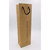 SACCHETTO REGALO CARTA GRANDE per Bottiglie da 75cl il Viaggiator Goloso