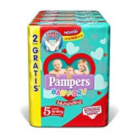 Pampers Baby Dry Mutandino Junior, 84 Pannolini, Taglia 5 (12-18 Kg)
