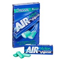 Vigorsol Air Action Gomma da Masticare, Menta - Confezione da 5 Pacchetti Stick