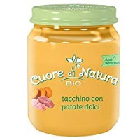 Cuore di Natura Omogeneizzato Tacchino con Patate Dolci Bio