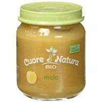 Cuore di Natura Omogeneizzato Mela Bio - Confezione da 6 Vasetti x 100 g