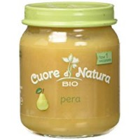 Cuore di Natura Omogeneizzato Pera Bio - Confezione da 6 Vasetti x 100 g