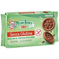 Mulino Bianco Biscotti Frollini Senza Glutine al Cioccolato e Riso Gluten Free