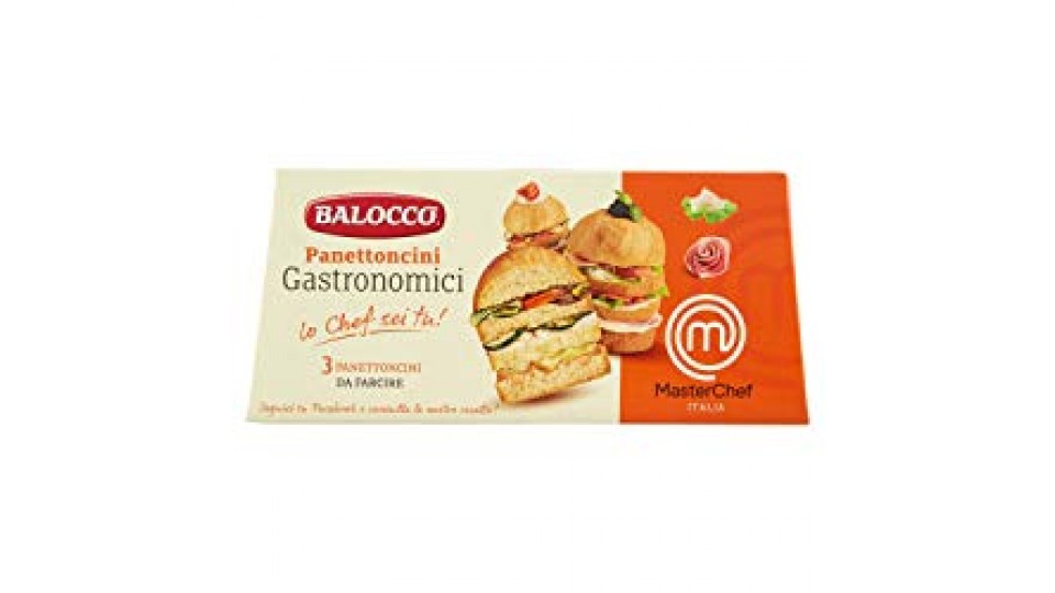 3 PANETTONCINI GASTRONOMICI MASTER CHEF Balocco