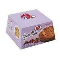 SZ Senza Zuccheri Aggiunti GUSTO RICCO PANETTONE con Cioccolato, Mirtilli Rossi e Uvetta