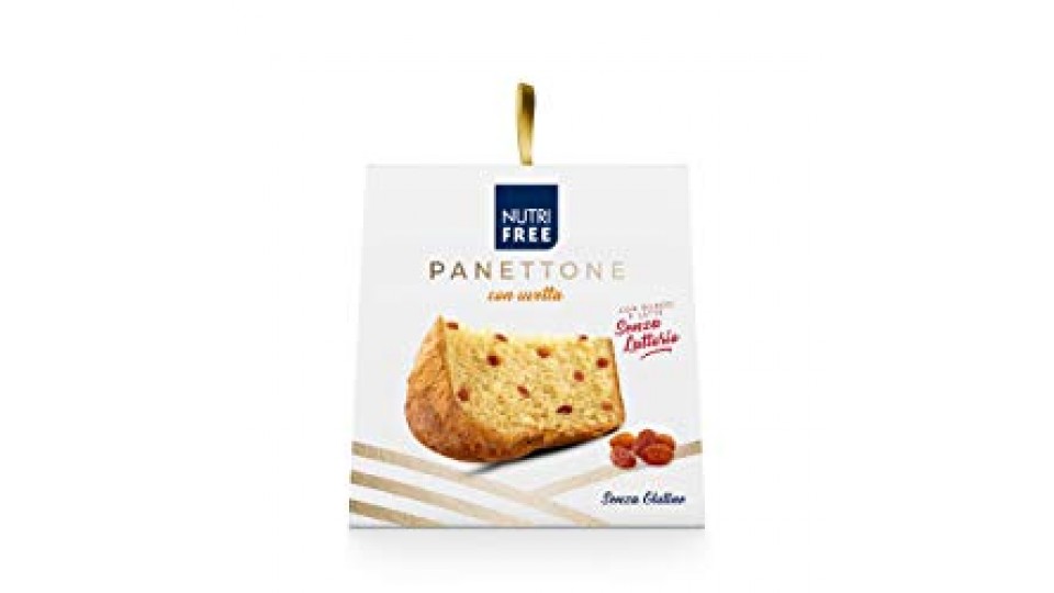 Nutri Free PANETTONE CON UVETTA Senza Glutine e Senza Lattosio
