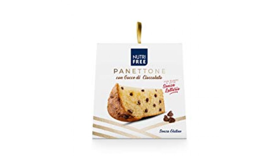 Nutri Free PANETTONE CON GOCCE DI CIOCCOLATO Senza Glutine e Senza Lattosio