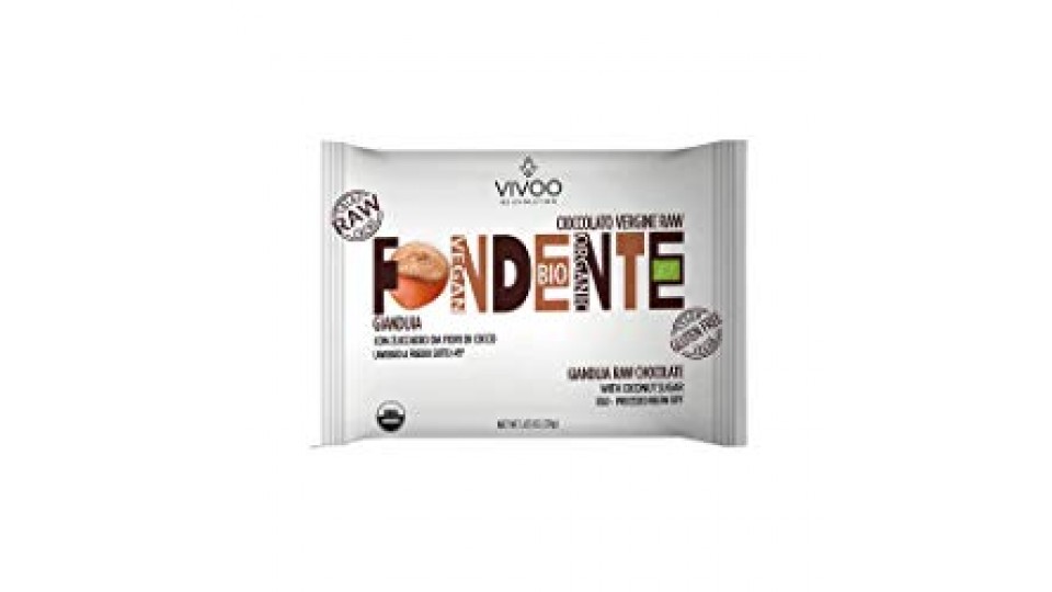 Cioccolato vergine raw fondente gianduia