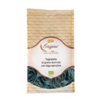 Tagliatelle di grano duro con alga spirulina