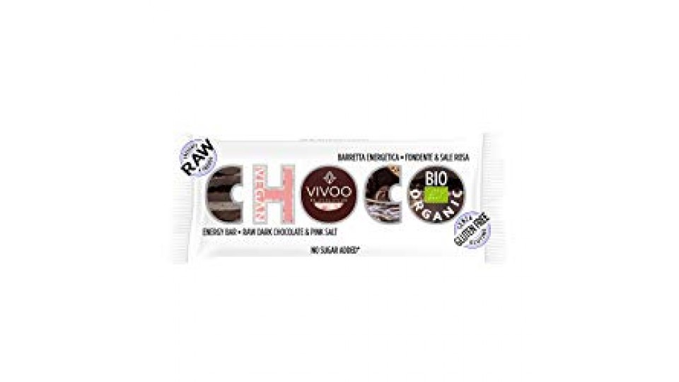 CHOCO - Barretta energetica - Fondente e Sale Rosa\n