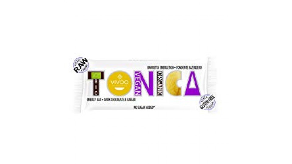 TONICA - Barretta energetica - Fondente e Zenzero