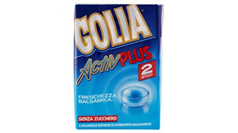Golia Active Plus Caramella Dura, Gusto Mentolo Eucaliptolo