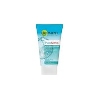 Garnier Pure Active Gel Detergente Esfoliante Anti-Punti Neri per Pelli Grasse o con Imperfezioni