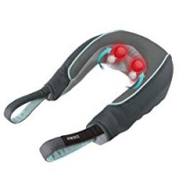 Homedics NMS-255-EU Massaggiatore Shiatsu per il Collo e Spalle, Opzione Calore Distensivo per un Massaggio Ancora più Profondo, Comandi Integrati, 2 Programmi di Massaggio