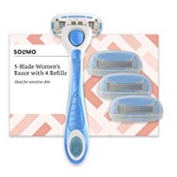 Marchio Amazon- Solimo rasoio da donna a 5 lame con