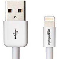 AmazonBasics - Cavo Lightning su USB, con certificazione Apple Mfi - Bianco,  lunghezza 0,9 m, Confezione da 1