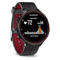 Garmin Forerunner 235 GPS Sportwatch con Sensore Cardio al Polso e Funzioni Smart, Nero/Rosso