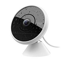 Logitech Circle 2 Sistema Cablato di Videocamera di Sorveglianza Domestica, Interni/Esterni, Resistente agli Agenti Atmosferici, Bianco
