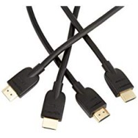 AmazonBasics - Cavo HDMI 2.0 ad alta velocità, supporta Ethernet, 3D, video 4K e ARC, 3 m - Pacco da 2 (standard più recente)