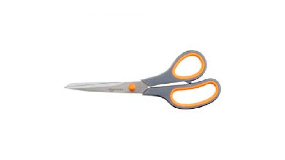 AmazonBasics - Forbici con impugnatura morbida e lame in titanio, 20 cm, confezione singola