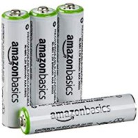 AmazonBasics - Pile Ricaricabili Mini Stilo AAA precaricate NiMH (confezione da 12, 800 mAh)