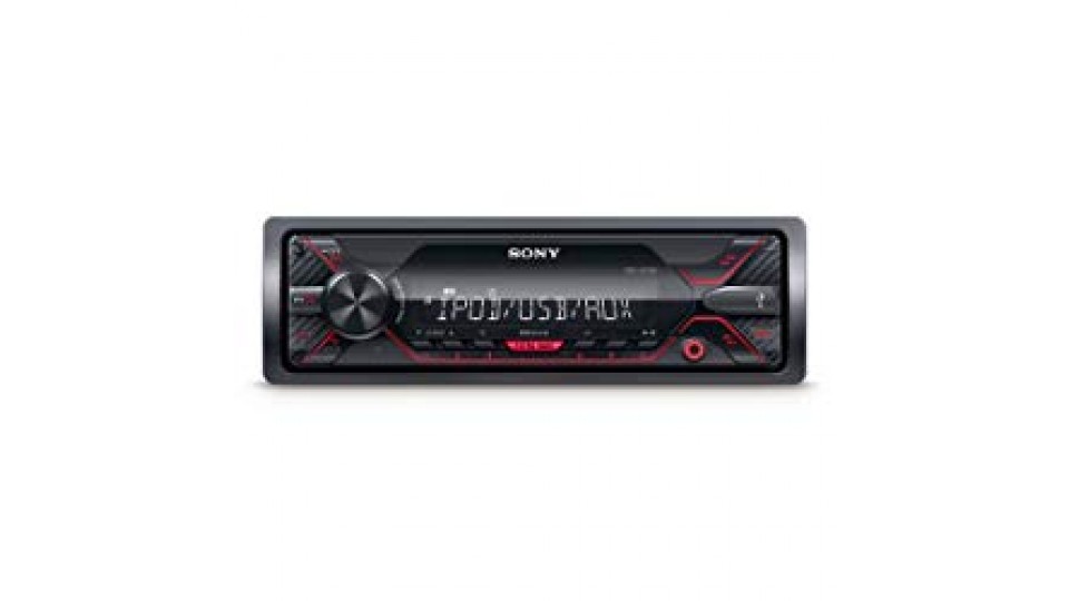 Sony DSX-A210UI Autoradio senza Lettore CD, Ingresso AUX e USB per iPhone/iPod, Android Music Playback, Potenza