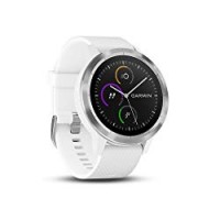 Garmin Vivoactive 3 Smartwatch GPS con Profili Sport, Sensore Cardio e Pagamento Contactless, Bianco/Argento
