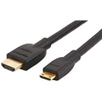 AmazonBasics - Cavo ad alta velocità mini HDMI su HDMI, standard più recente, 0,91 metri