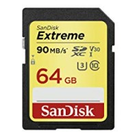 SanDisk Extreme 64GB, Scheda di Memoria SDXC Classe 10, U3, V30, velocità di lettura fino a 90 MB/sec