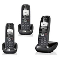 Gigaset As405 Trio, Tre Cordless, Chiamate Interne, Trasferimento di Chiamata, Tripla Rubrica, Vivavoce, Tasto Ricerca Portatili [ITALIA]