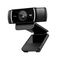 Logitech C920 HD Pro Webcam, Videochiamate e Registrazione Full HD 1080 P, Due Microfoni Audio Stereo, Nero