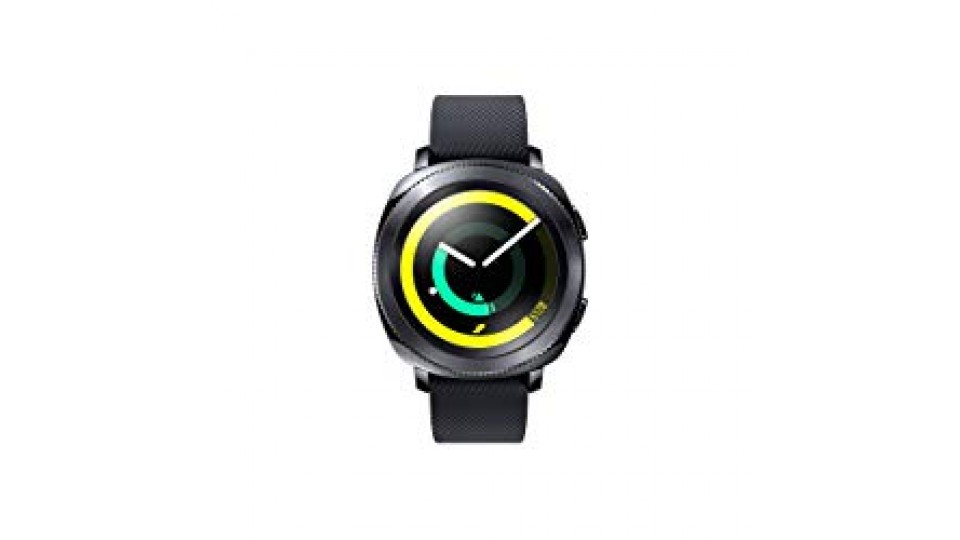 Samsung Gear Sport Smartwatch, GPS, Impermeabile 5ATM, Lettore MP3 Integrato, Nero, [Versione Italiana]