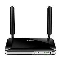D-Link DWR-921 Router 4G LTE, Wireless N300, 4 Porte LAN Fast Ethernet, SIM Card Slot Integrato, 2 Antenne Esterne, Nero